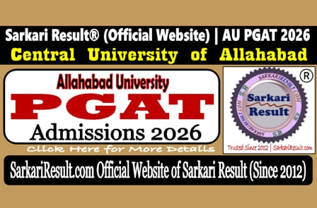 Sarkari Result AU PGAT Online Form 2026