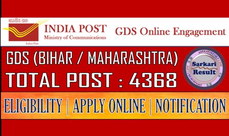 Sarkari Result India Post GDS Apply Online Form 2021