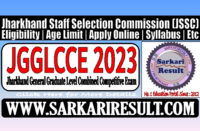 Sarkari Result JSSC Graduate Level Online Form 2023