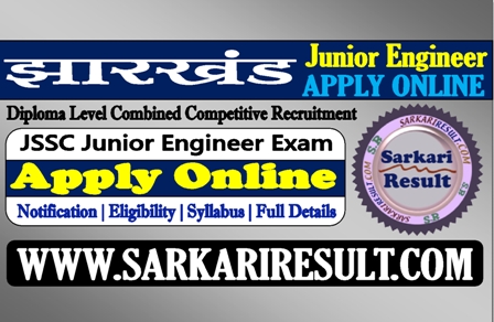 Sarkari Result JSSC Diploma Level Online Form 2022