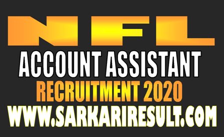 NFL Accountant Assistant Recruitment 2020