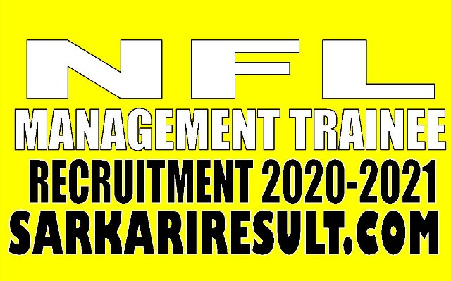 NFL Management Trainee Recruitment 2020