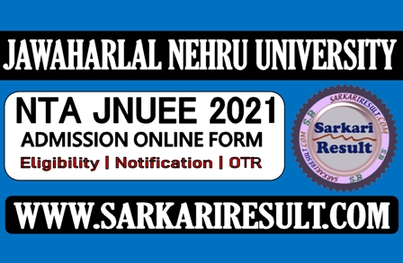 NTA JNUEE 2021 Online Form