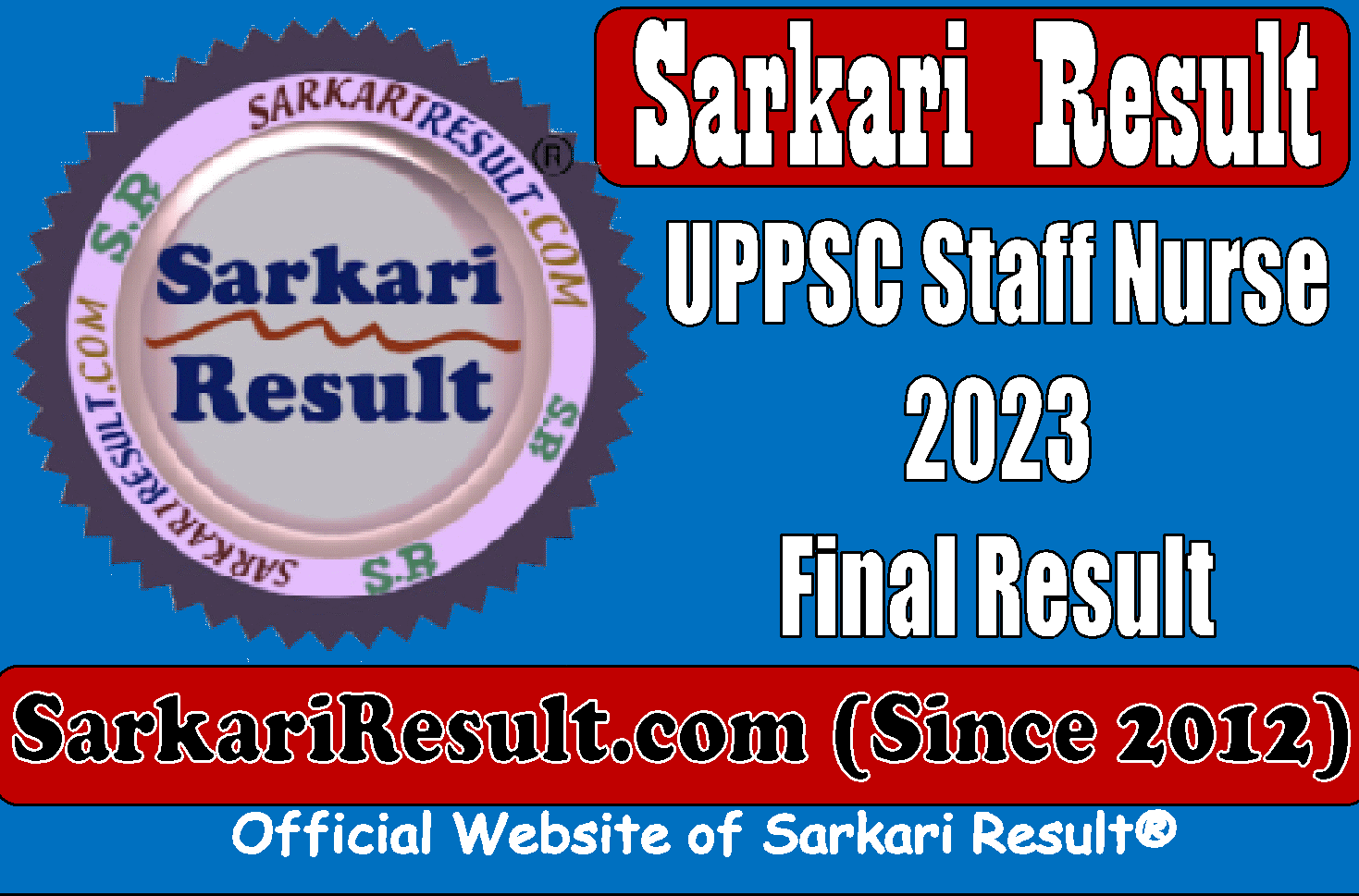 UPPSC Staff Nurse 2023 Final Result Result Flashs UPPSC Staff Nurse 2023 Final Result