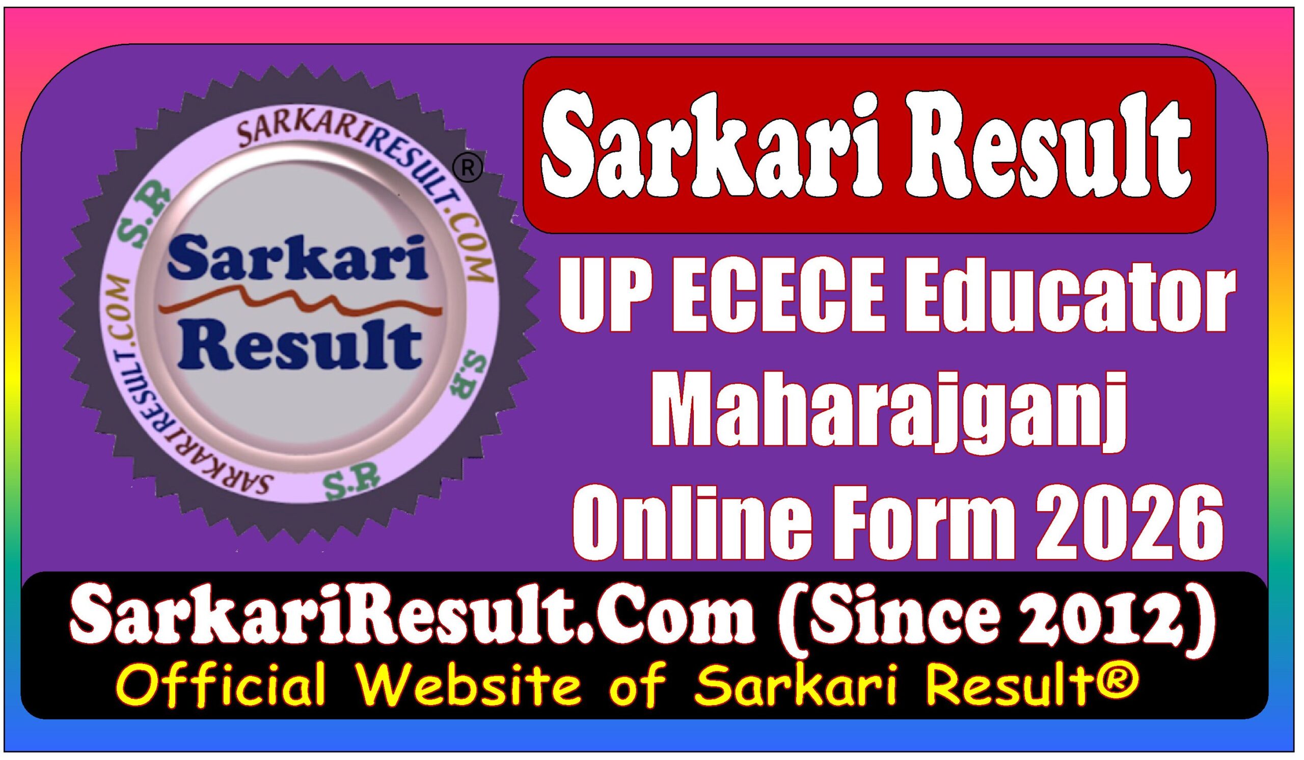 UP ECECE Educator Maharajganj