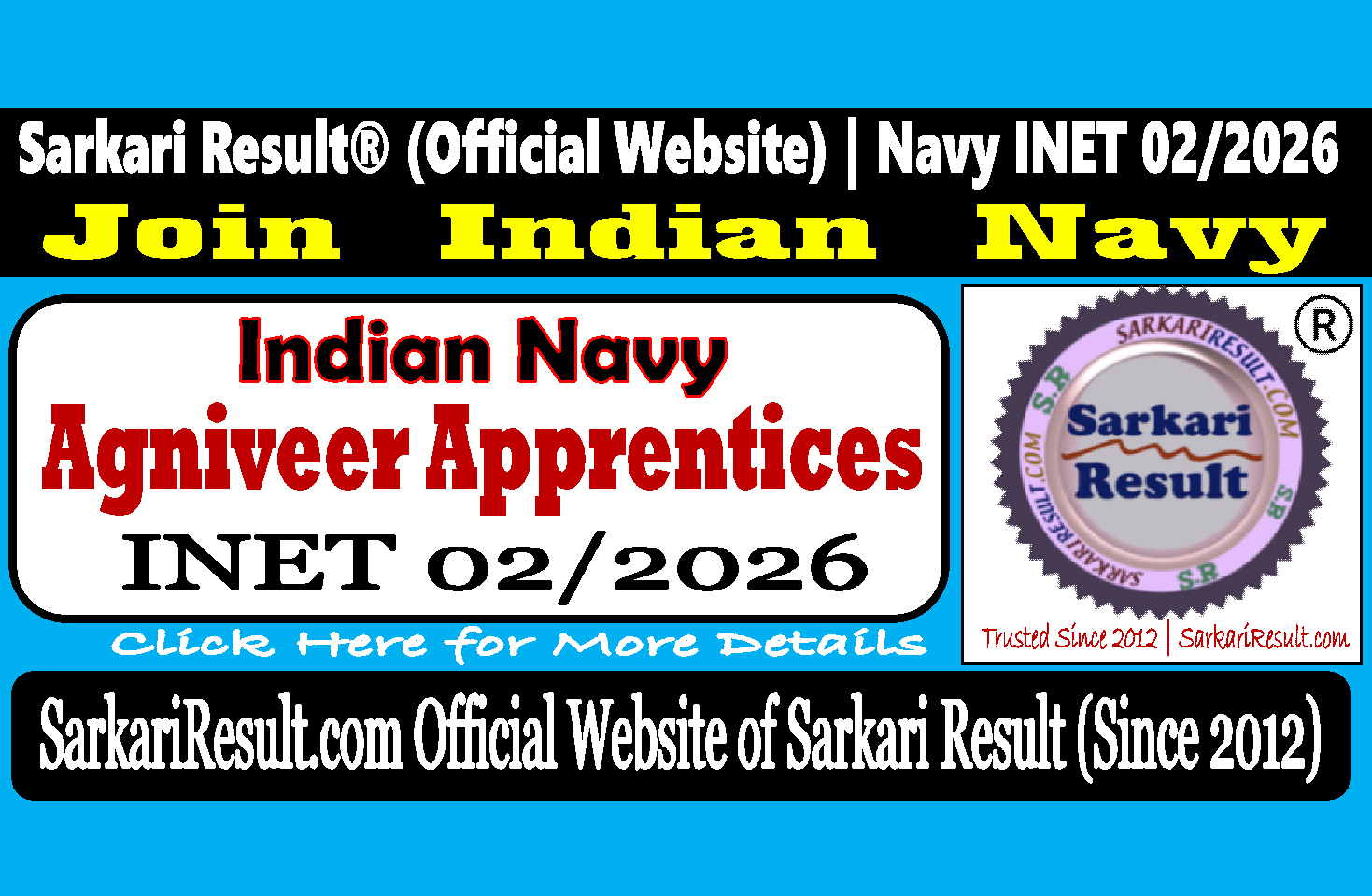 Indian Navy Agniveer Apprentices INET 02/2026