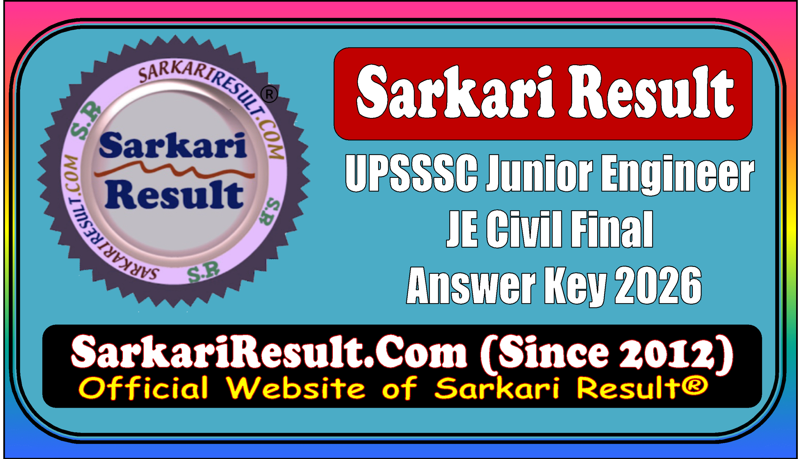 UPSSSC Junior Engineer Final Answer Key UPSSSC Junior Engineer