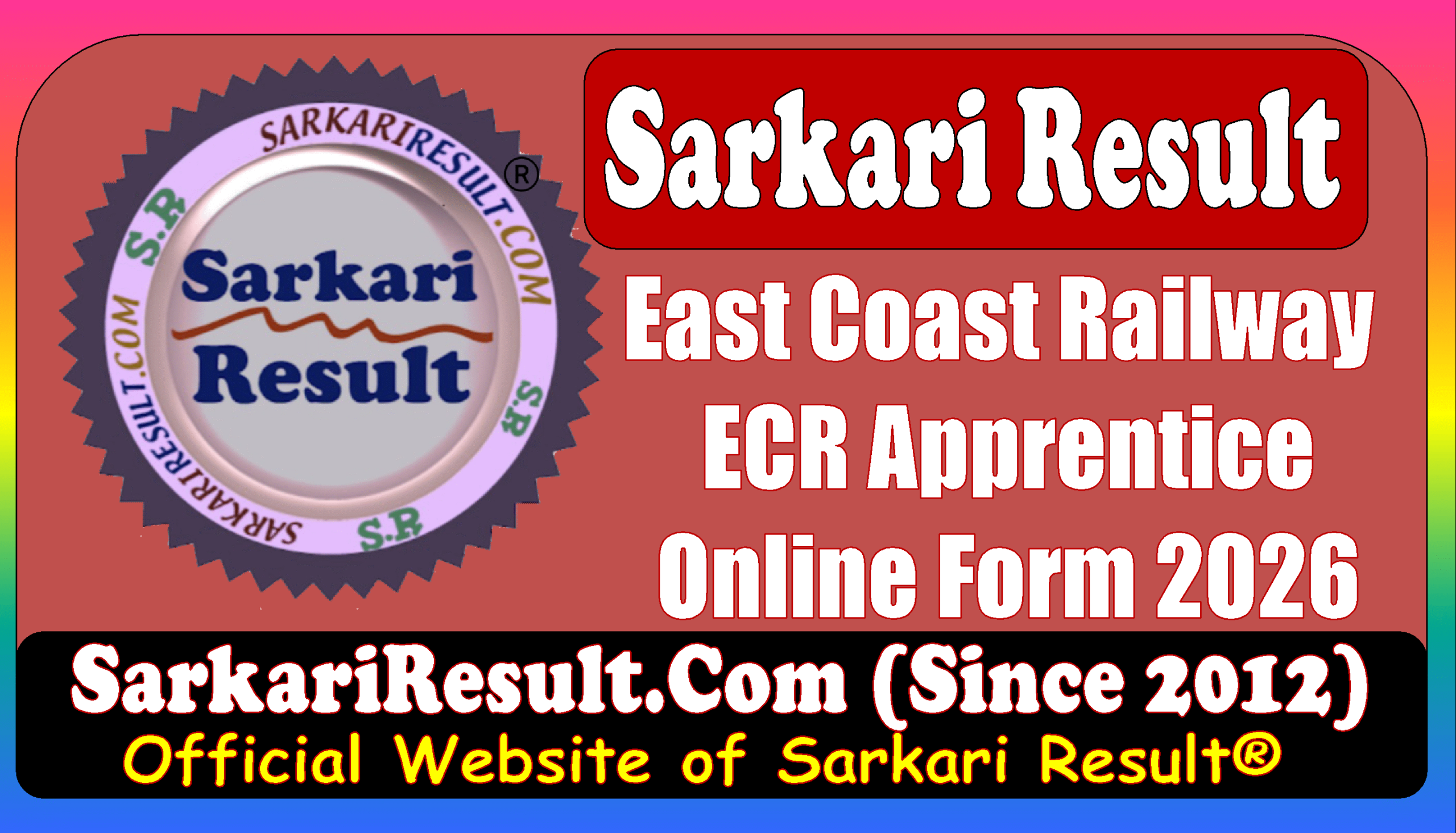 Railway ECR Apprentices Online Form 2026