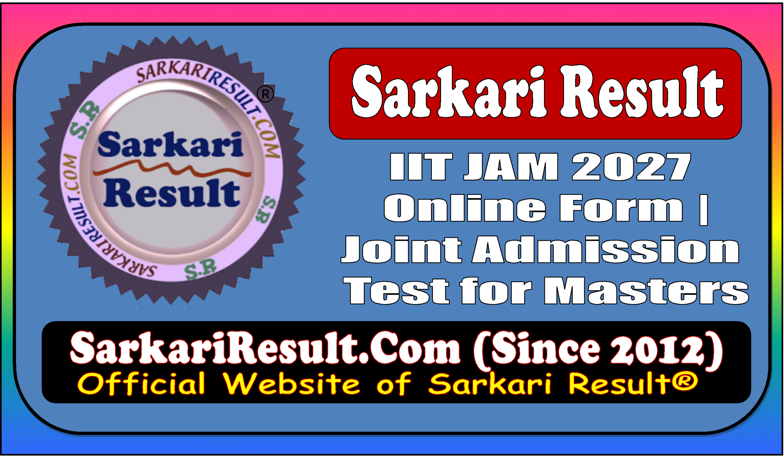 IIT JAM 2027