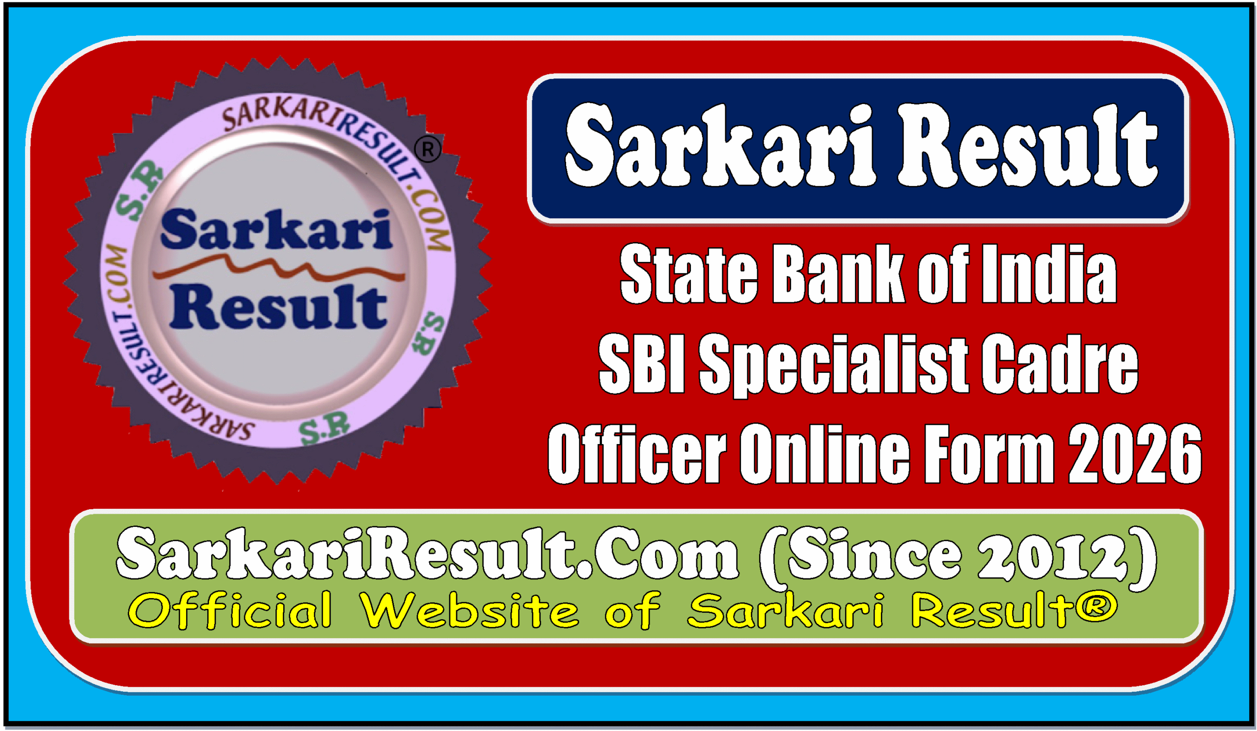 SBI Specialist Cadre Officer