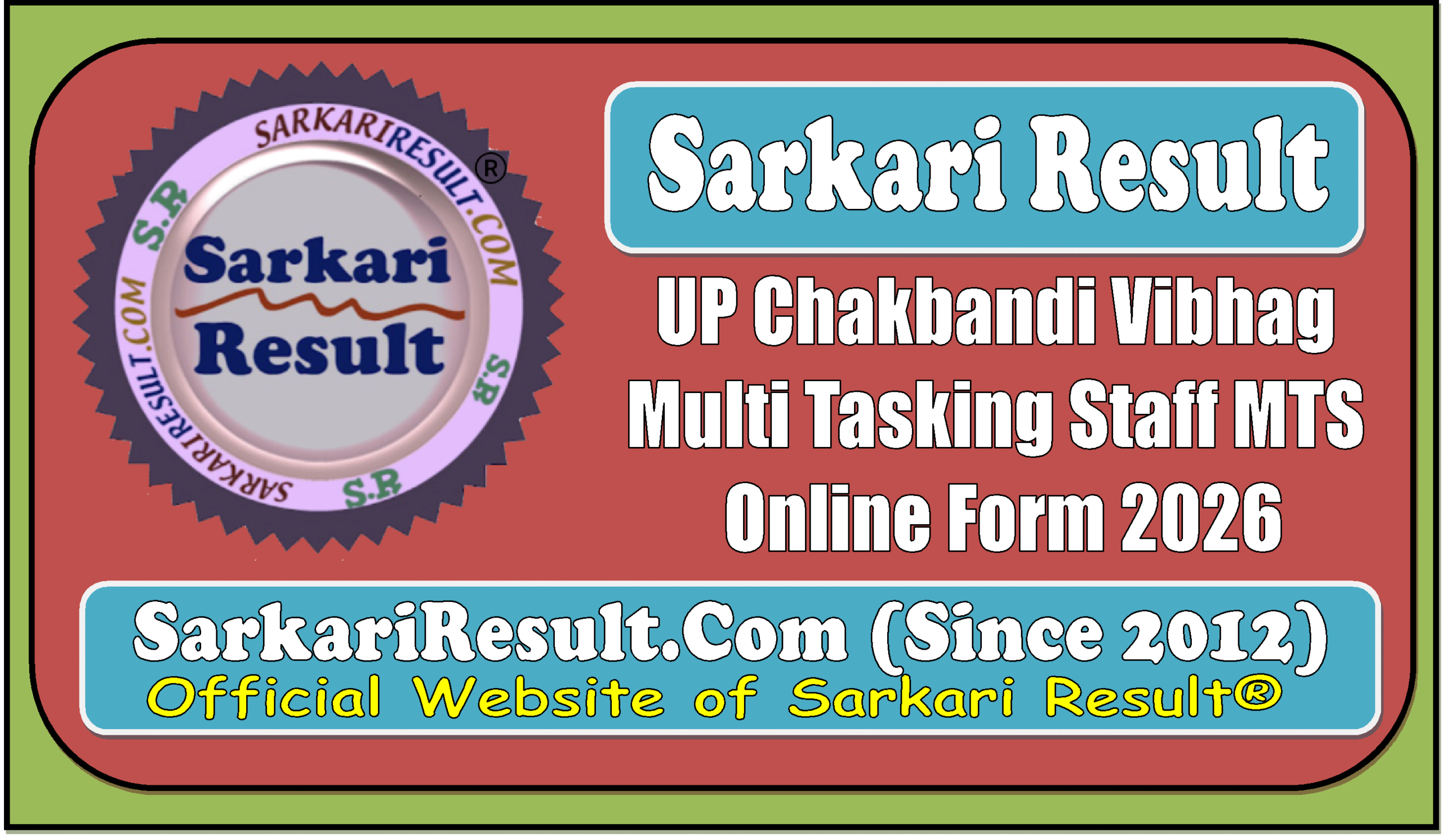 UP Chakbandi Vibhag MTS