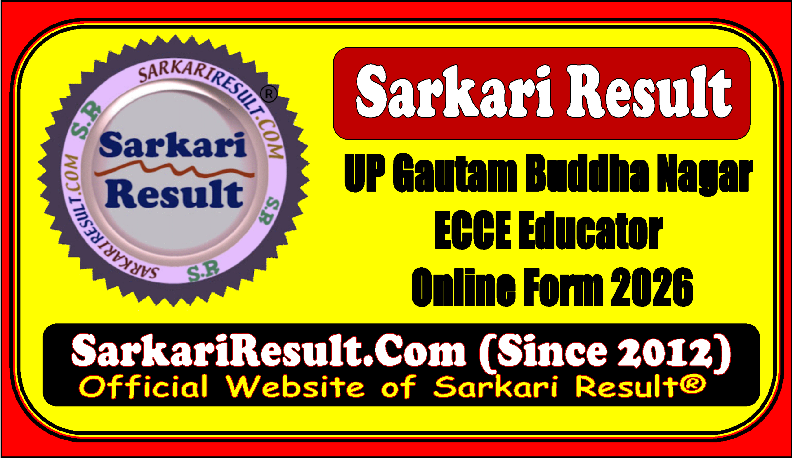 UP Gautam Buddha Nagar ECCE Educator