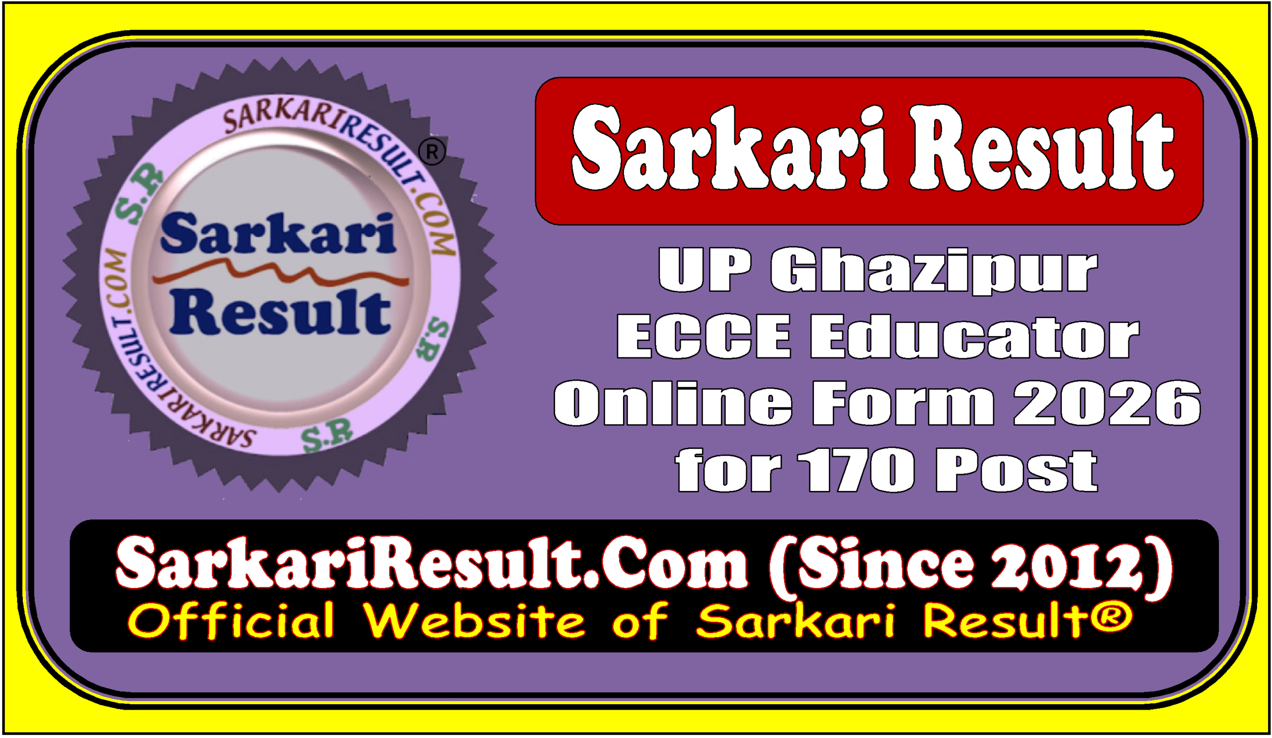 UP Ghazipur ECCE Educator