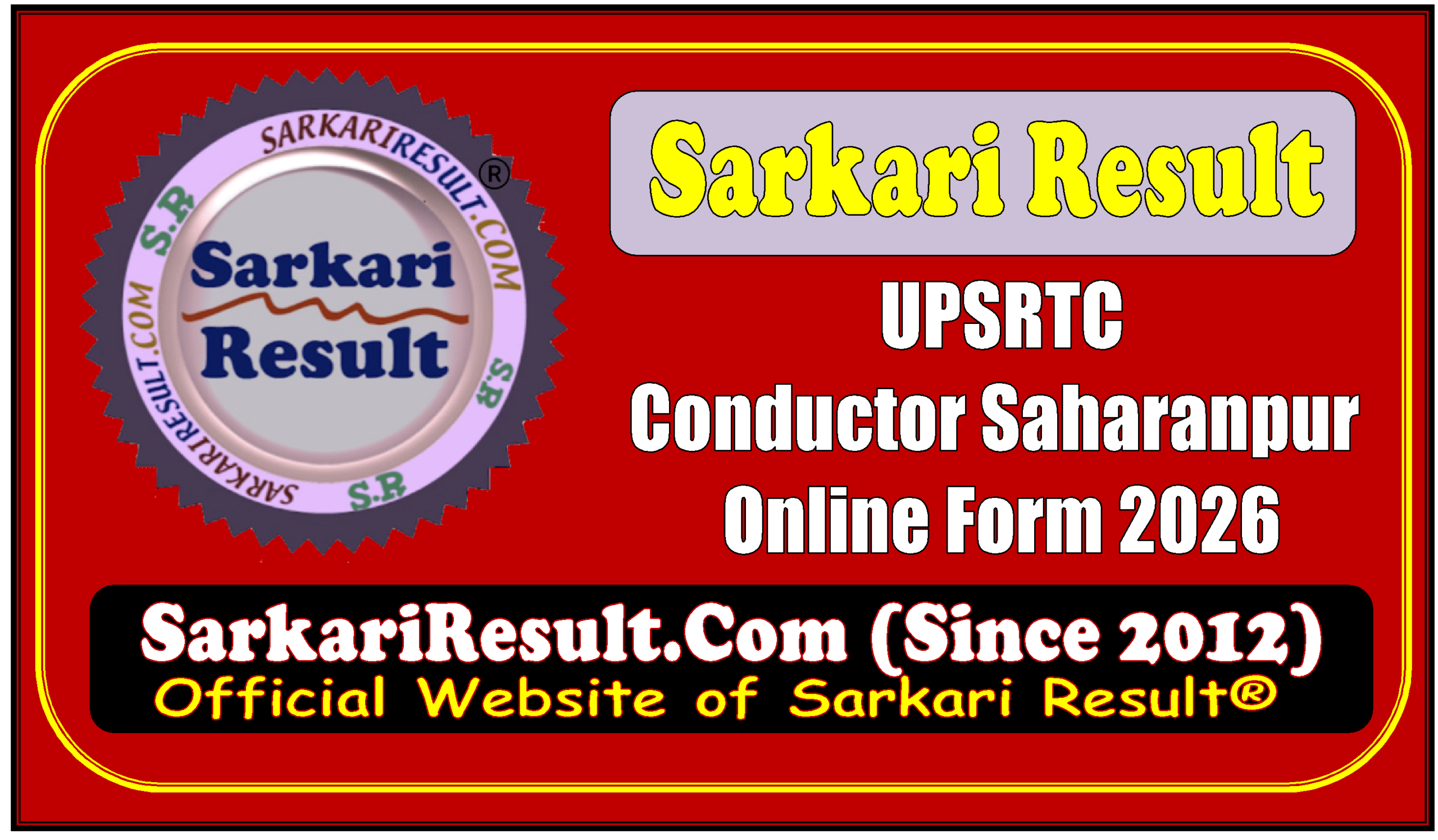 UPSRTC Conductor Saharanpur