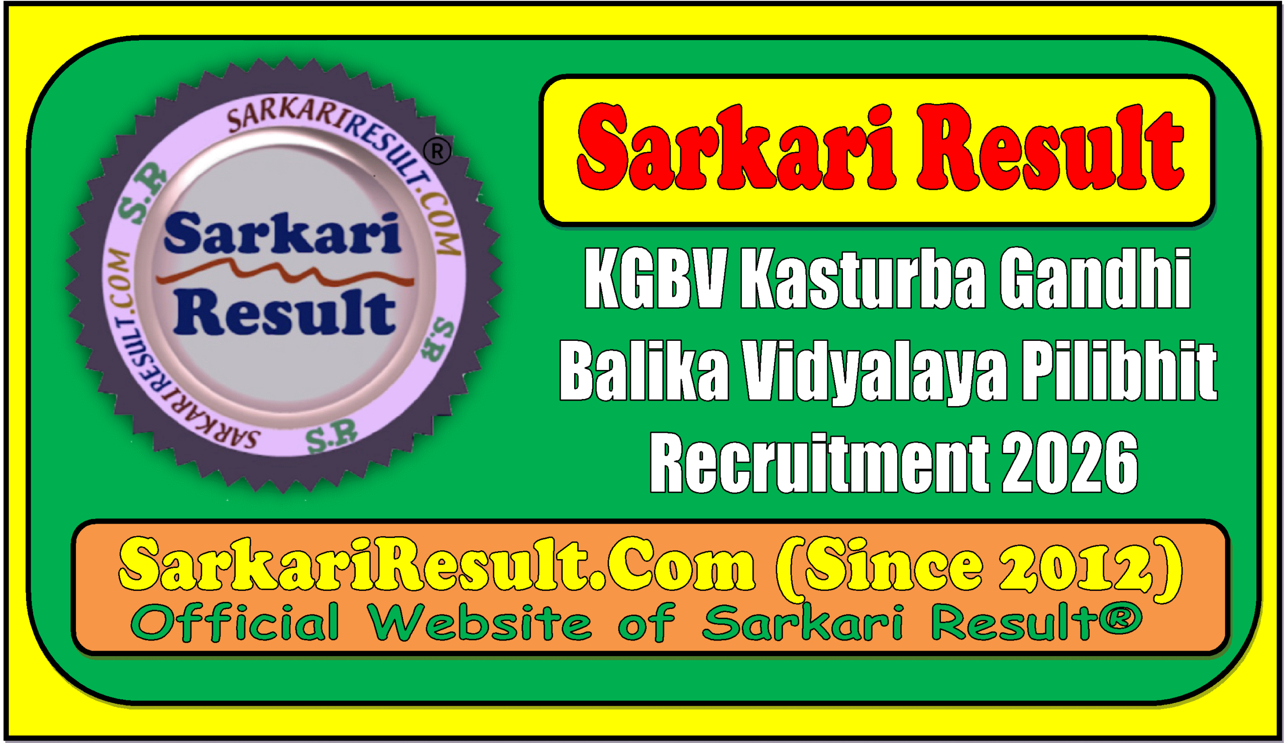 KGBV Pilibhit Recruitment