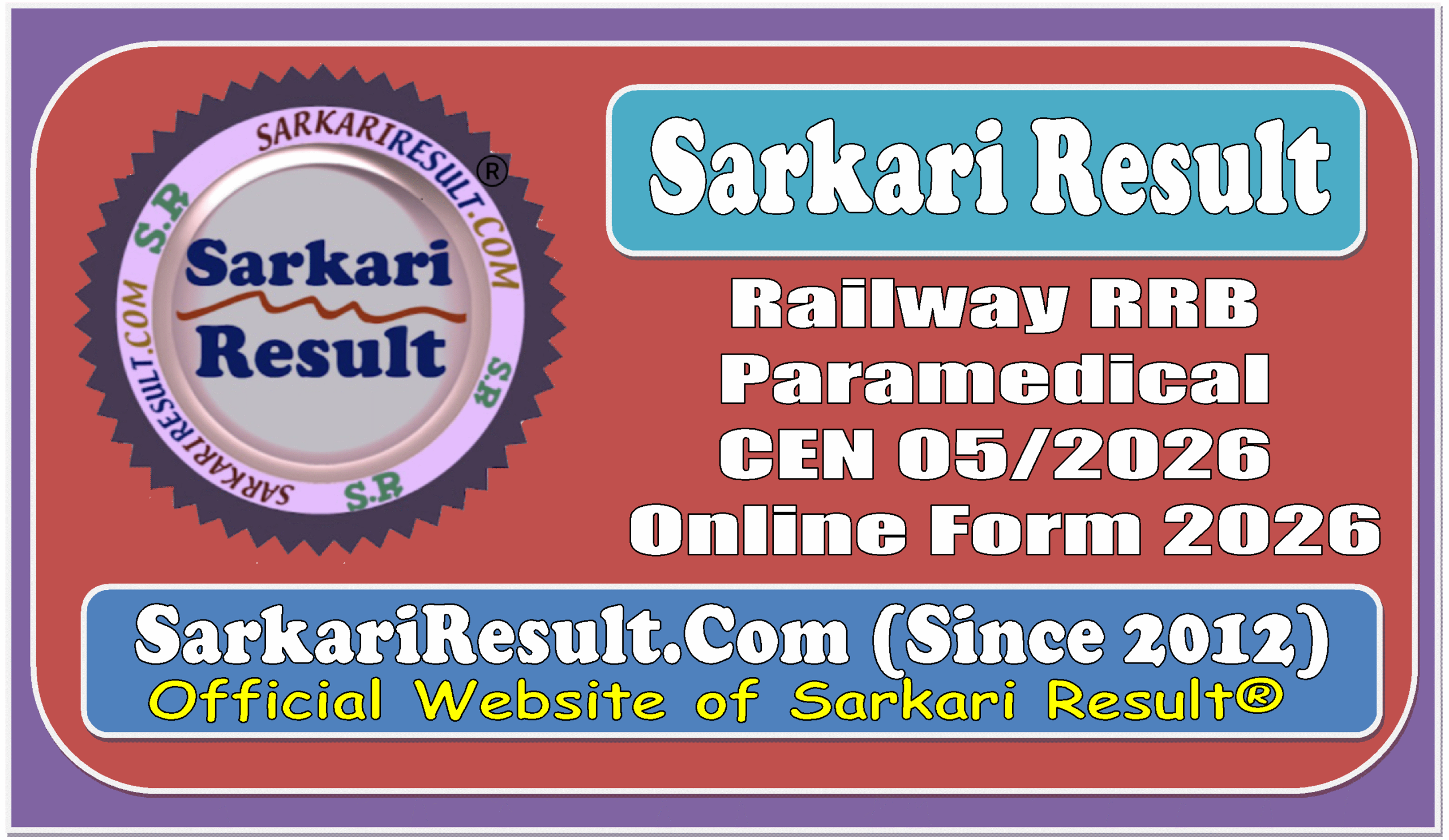 Railway RRB Paramedical