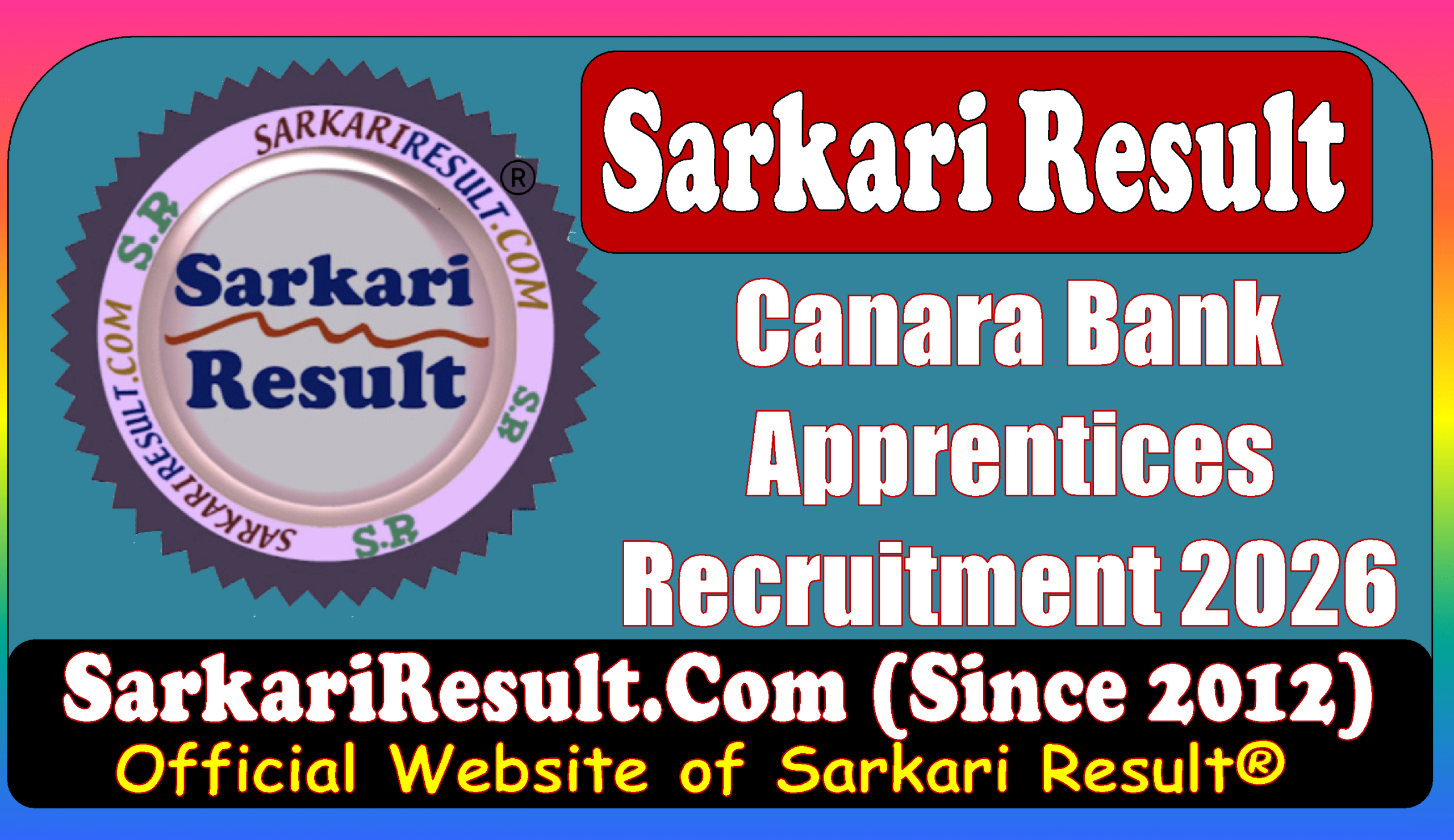 Canara Bank Apprentices Online Form 2026