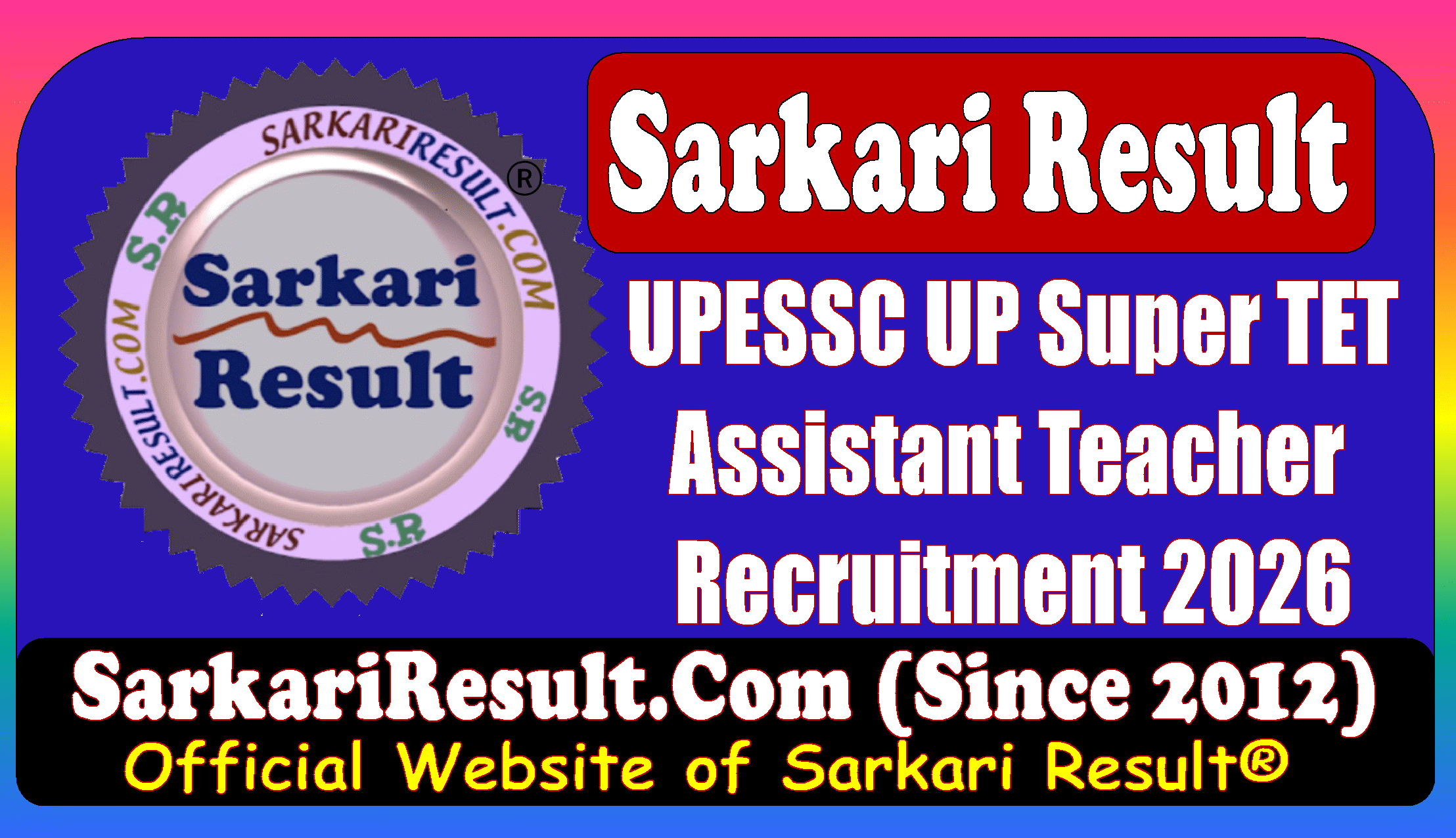 UPESSC UP Super TET Recruitment 2026