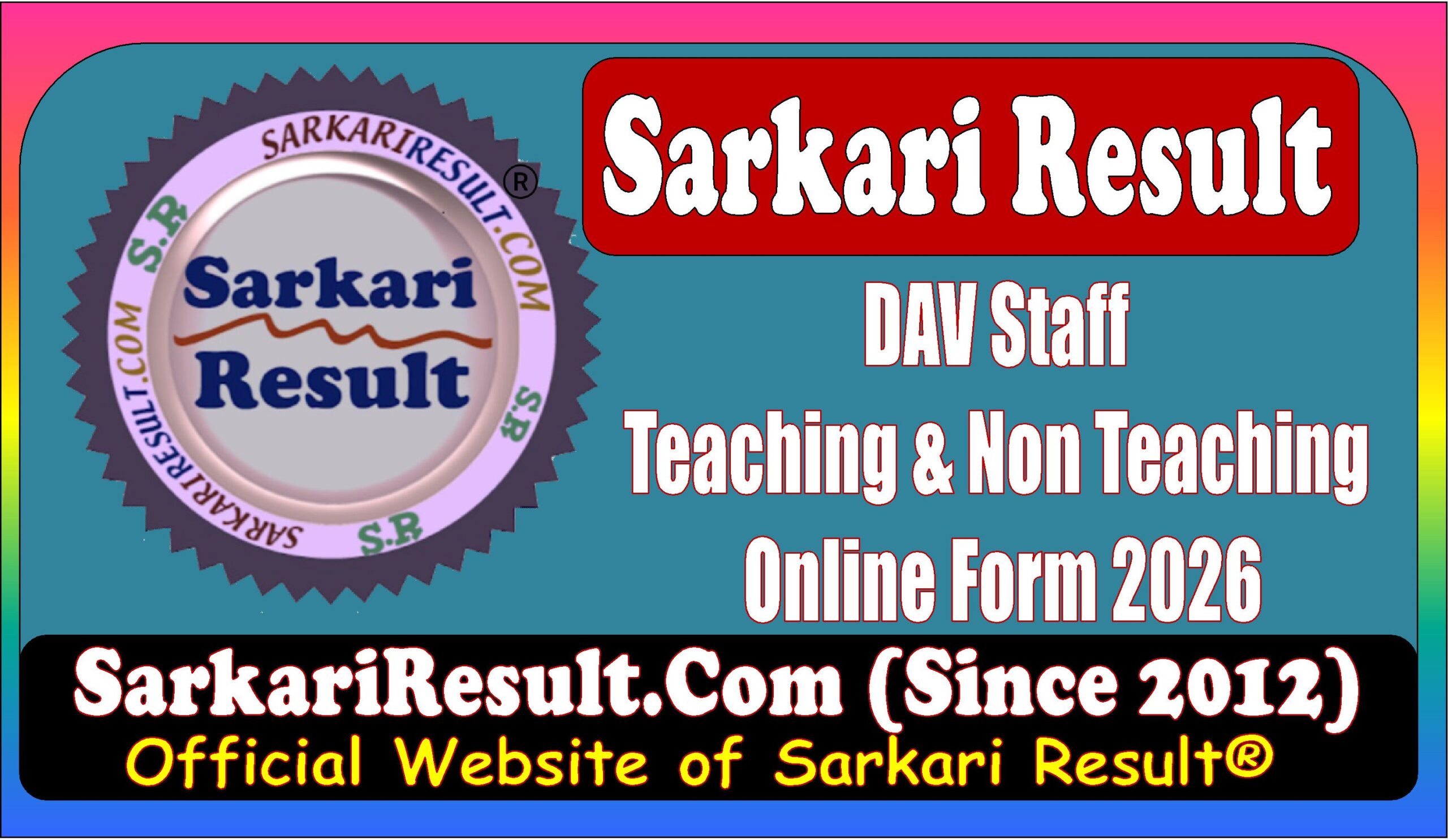 DAV Staff Teaching & Non Teaching 